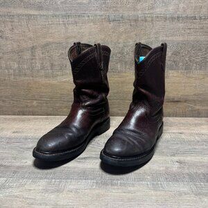 Ariat Roper Brown Leather Cowboy Boots Men's Size 11